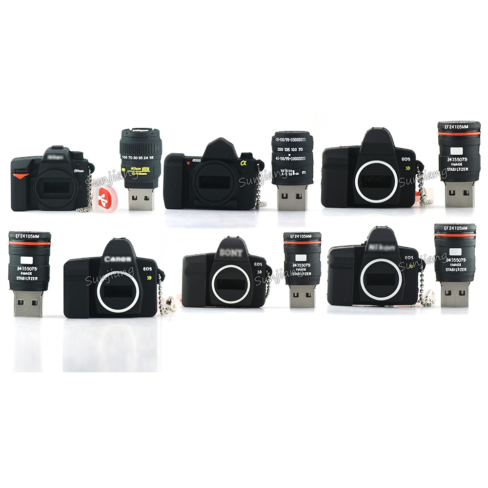 Usb Flash Drive 32gb 64gb 128gb 256gb 512gb Camera Cartoon Mini Pen Drive Memoria Usb Stick 4gb 8gb 16gb U Disk Pendrive