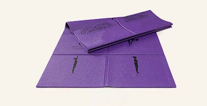 1730*610*6 millimetri pieghevole yoga mat con anti-slip tappeto per linea di posizionamento, adatto per i principianti ambiente ginnastica mat: Light purple