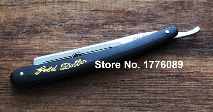 Navaja de garganta corte recto Barbero depilación estilo antiguo con acero inoxidable