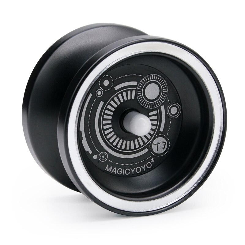 Magicyoyo responsives jojo  t7, metall-aluminium-jojo für kinder anfänger mit tasche und 5 ersatz-jojoschnüren