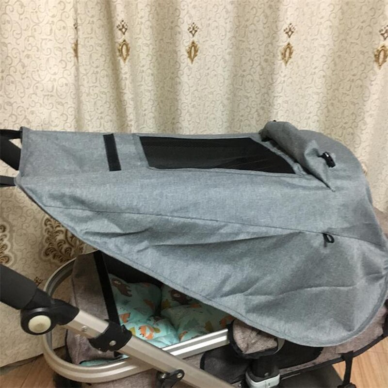 Baby Stroller Sun Visor Carriage Sun Shade Canopy Cover for Pram Stroller Accessories Car Seat Baby Buggy Pushchair Cap Sun Hood: Grey11