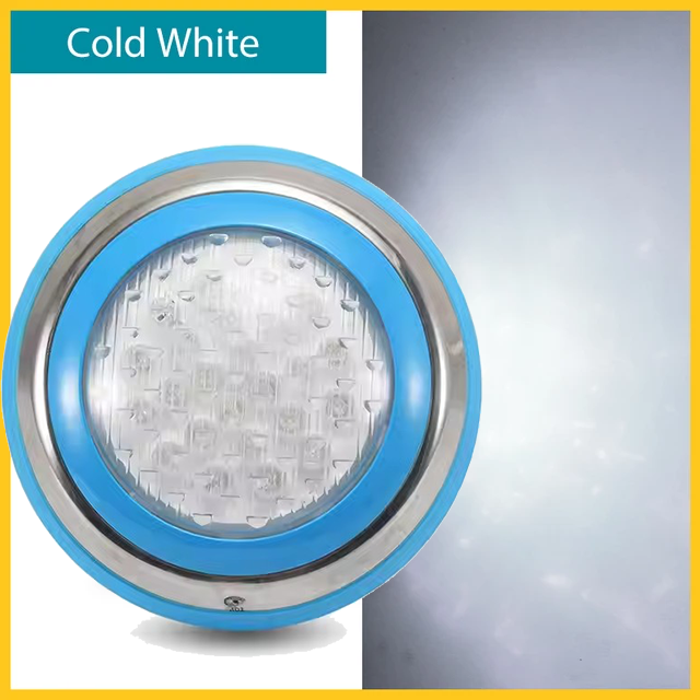 Stainless Steel Ip68 Led Swimming Pool Light 12W 18W 24W 36w 54W Waterproof Lamps Underwater Lights AC12V RGB Piscina Lamp: Cold White / 16-20W