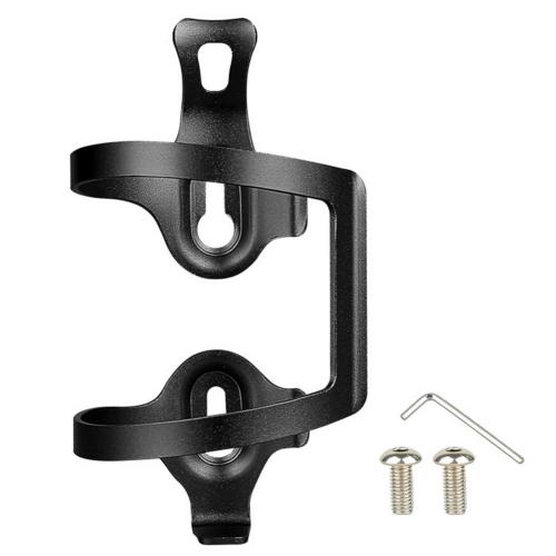 Mountain Bike Cycling Water Bottle Cage Aluminum Alloy Cup Holder Drink Bracket Cup Holder Drink Bracket: Black 1