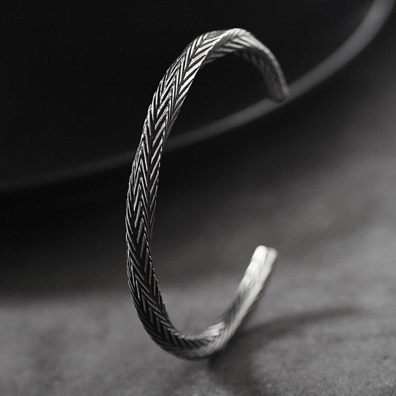 Nordic viking mønster armbånd armbånd armbånd til mænd pulseras hombre titanium stål armbånd smykker