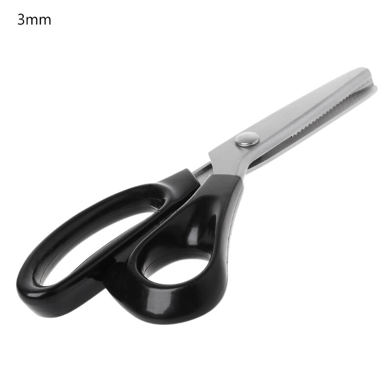 23,5 cm Zick zack NäHenne Geschnitten Schneiderei Schneider Scher Pinkeln Schere Leder Handwerk: 3mm
