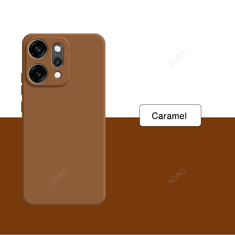 Funda de teléfono Original para OPPO Reno14 Reno 14 Pro 14Pro 5G Funda de con borde recto de silicona líquida suave y Simple