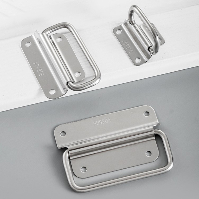 1Pc Schrank Flight Case Solide Möbel Hardware Klapp Griff Für Werkzeug Box Edelstahl Schublade Kleiderschrank Einfache Installation