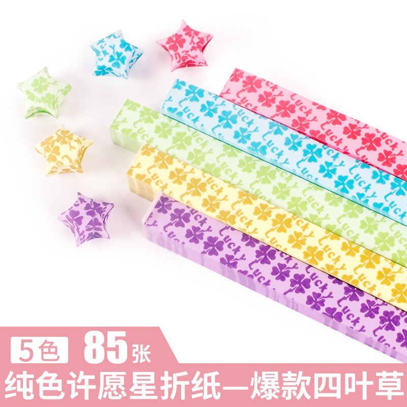 280 Pcs Gemengde Kleur Vouwen Lucky Star Origami Papier Handgemaakte Diy Papier Decoratie: siyecao