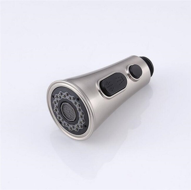 Multifonction robinet douche buse cuisine évier tirer robinet buse pulvérisateur noir argent petite douche tirer tête: 61012brushed