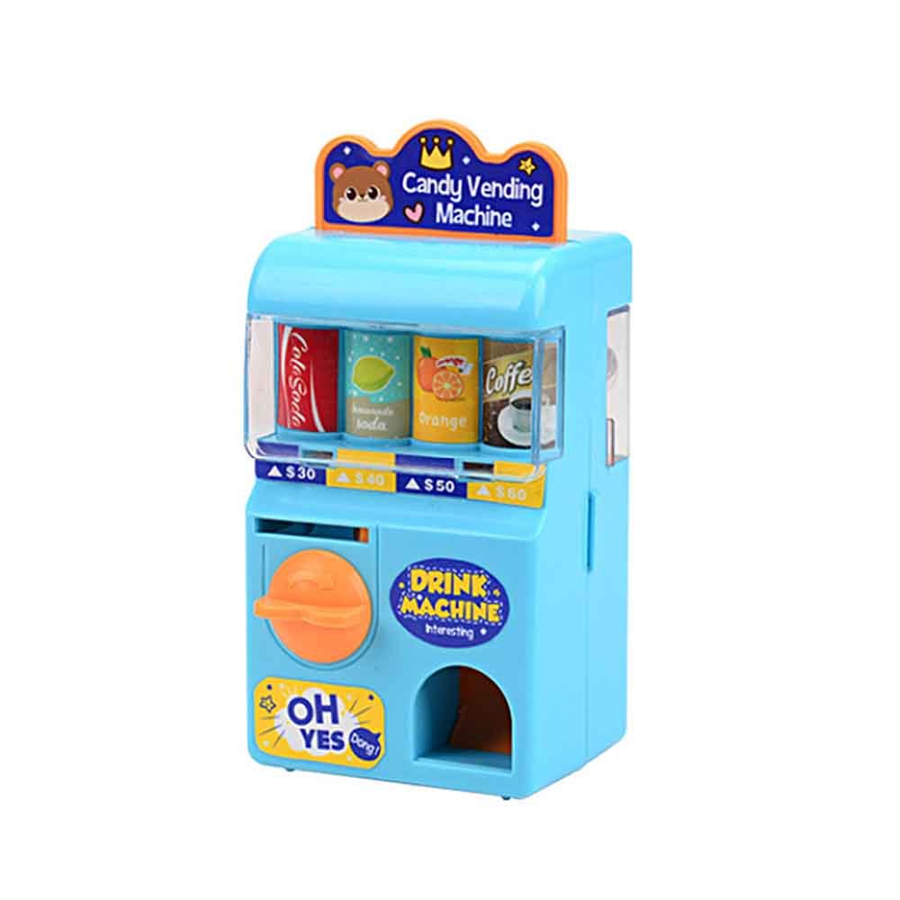 Mini lotteri maskine manuel rocker rullende mønt drikke maskiner legetøj børn uddannelse puslespil forsyninger: -en