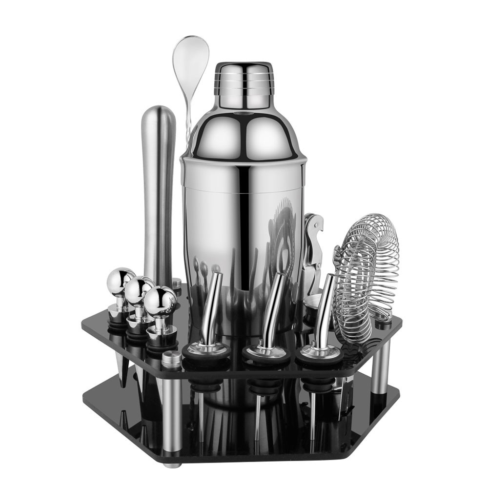 Cocktail Shaker Set Bar Gereedschap Rvs Cocktail Shaker Set Barman Kit Beste Barman Kit Voor Beginners Bar Accessoires