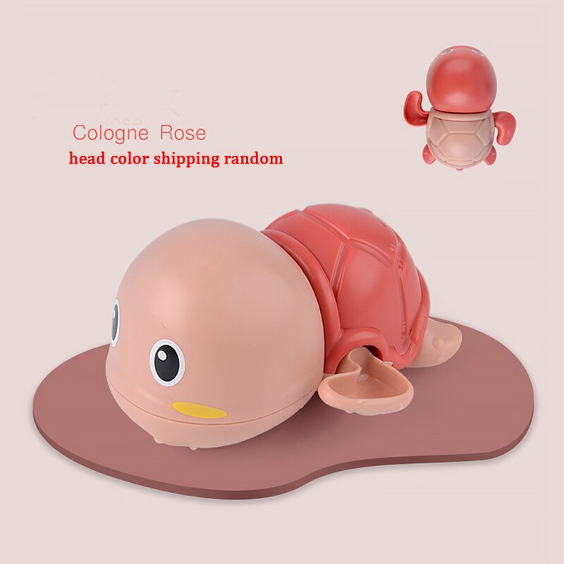 Baby Bathing Toy Kids Cute Duck Penguin Egg Water Spray Sprinkler Bathroom Sprinkling Shower Swimming Water Toys Kids: 11 red tortoise