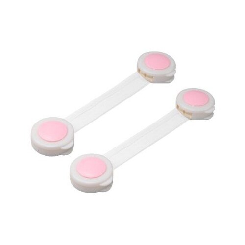 2 x babysafe universal självhäftande skåpdörr skåp kyllåda spädbarn barn barnlås säkerhet rosa/blått