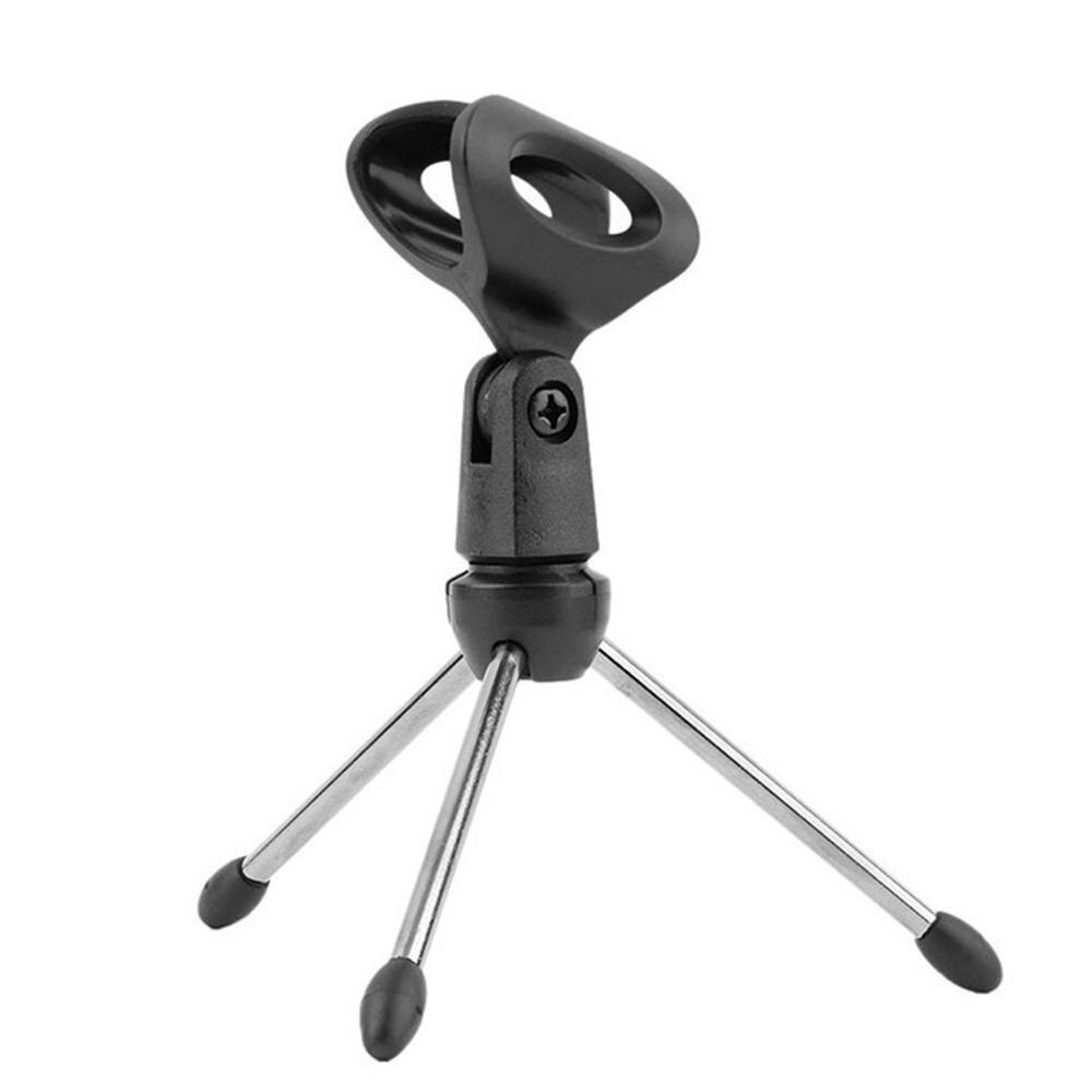WS858 Portable Bluetooth Karaoke Microphone Wireless Speaker Home KTV Karaoke Handheld Microphone Singing Recorder: Desktop Stand