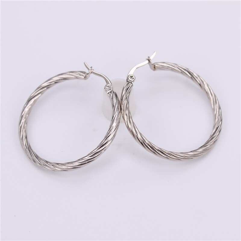 Exquisite and cute gold/silver color Student 15mm 24mm 35mm LH888: steel color35mm