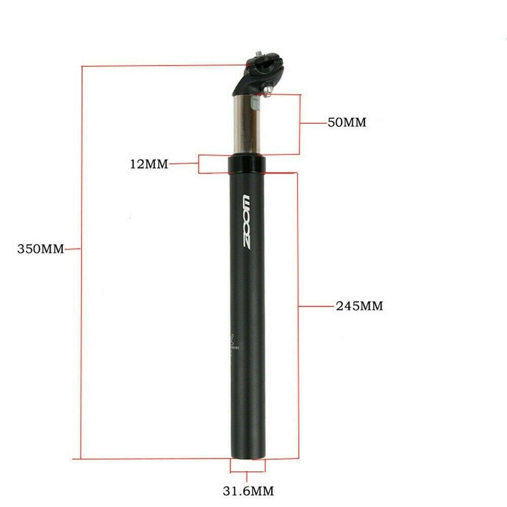 Mountain Bike Hydraulic Seatpost Aluminum Alloy Bicycle Shock Absorber Seat Tube Suspension Seat Rod Aluminum Seat Tube