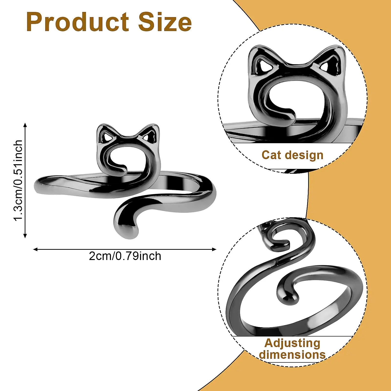 Anillo de ganchillo de punto ajustable para mujer, guía de hilo abierta, anillo de tensión para tejer más rápido, 2 piezas