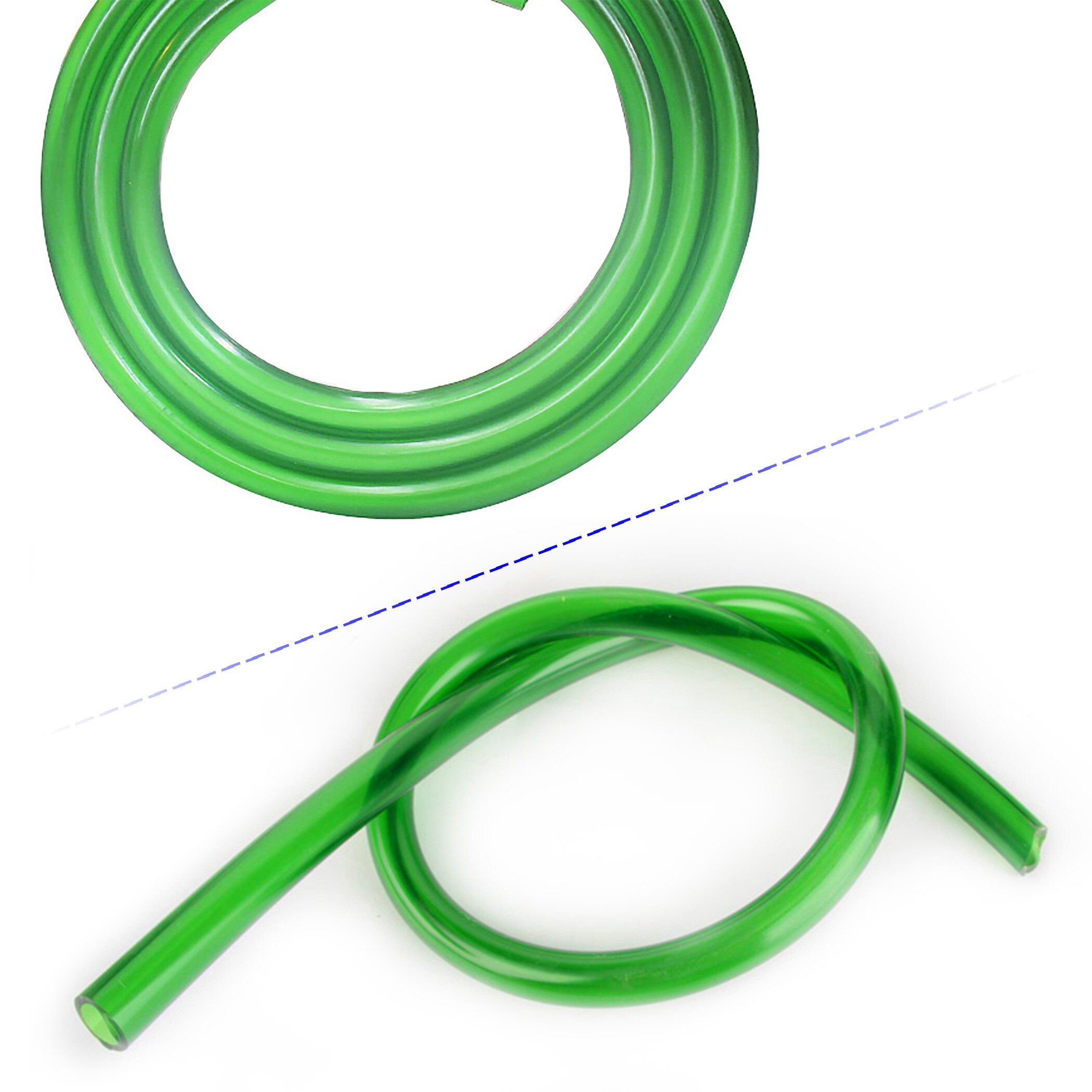 Translucent Green Durable PVC Aquarium Fish Tank Pump Water Tube Pipe w/ Internal Diameter: 20mm(0.79&quot;)