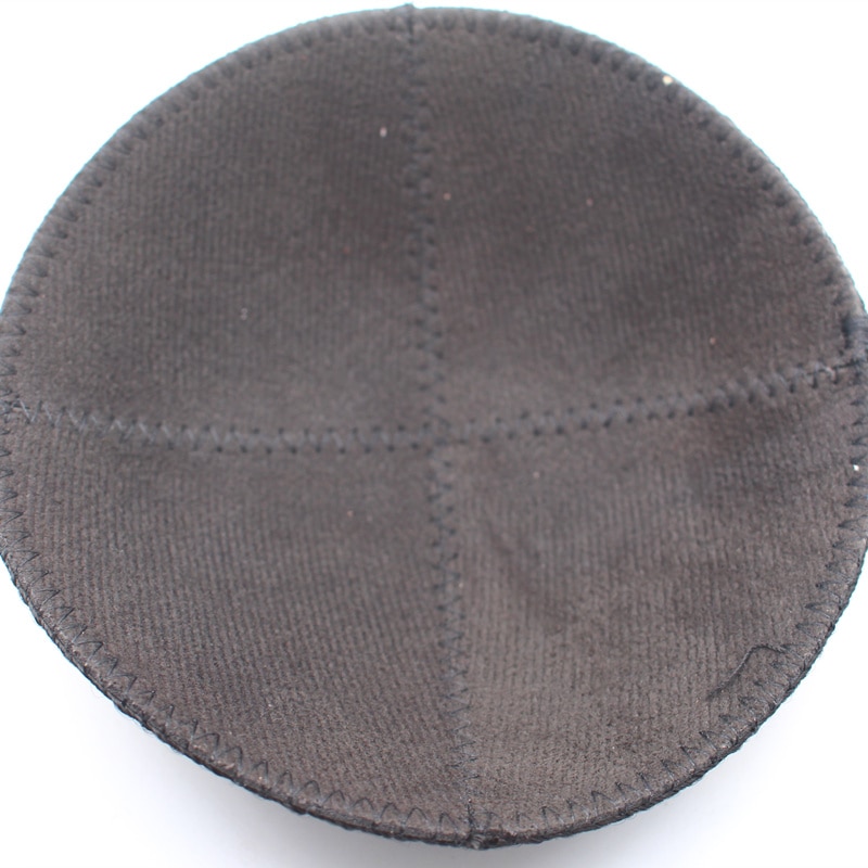 Jewish PU kippa 15cm kipa black