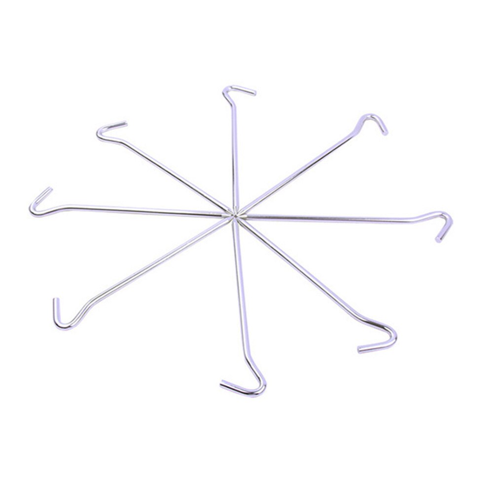 8 stk mærke pæle spørgsmål form holdbare pløkker i aluminiumslegering med krog til telt fast jord campinghave (sliver)