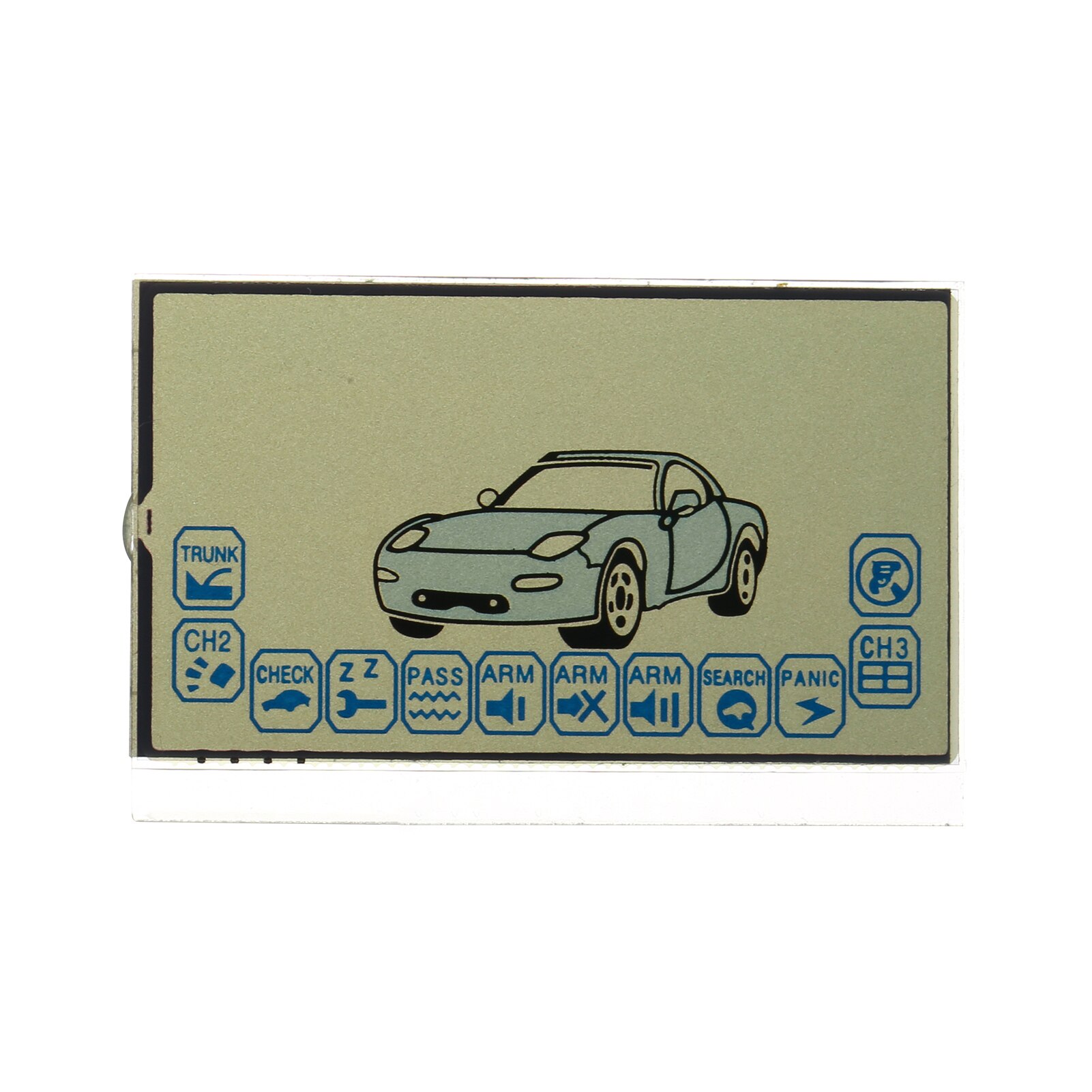 A6 LCD Display Screen for Two way Car Alarm System Starline A6 lcd Remote Control Key Fob Keychain