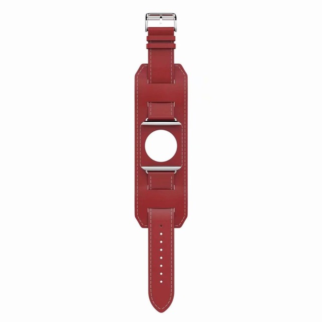 Leren Band Voor Apple Watch Band 10 9 8 7 6 46Mm 42Mm 44Mm 40Mm 38 41Mm 45Mm Horlogeband Voor Iwatch Serie Ultra 2 49Mm: Blauw / 12mm