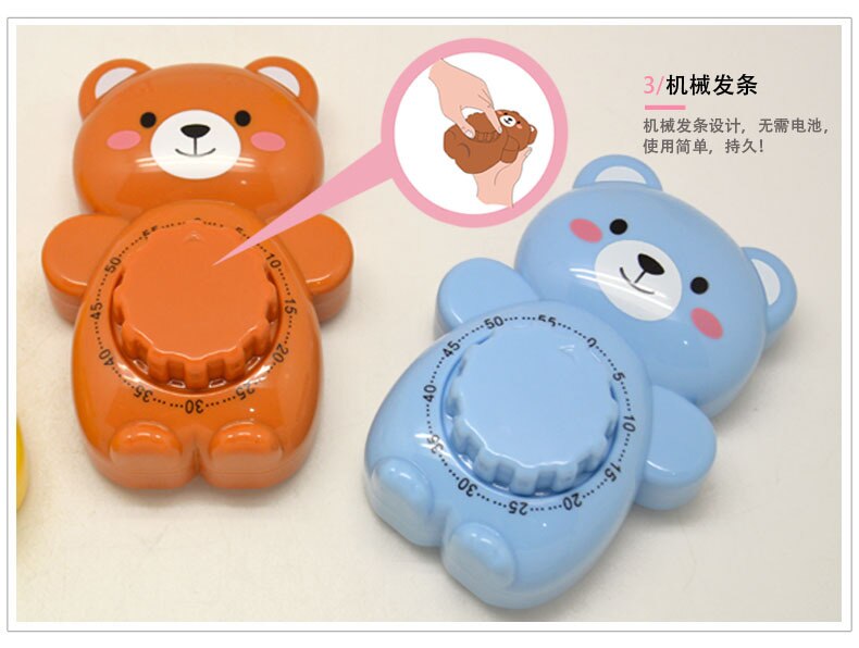 55 minutes kitchen mechanical timer with reminder kitchen timer home store kitchen tool accessories