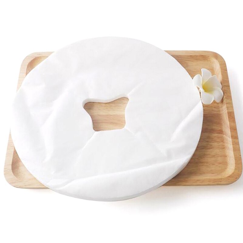 Almohadillas desechables para reposacabezas de masaje, funda de cojín para la cara, fundas de descanso para la cabeza, 100 unidades