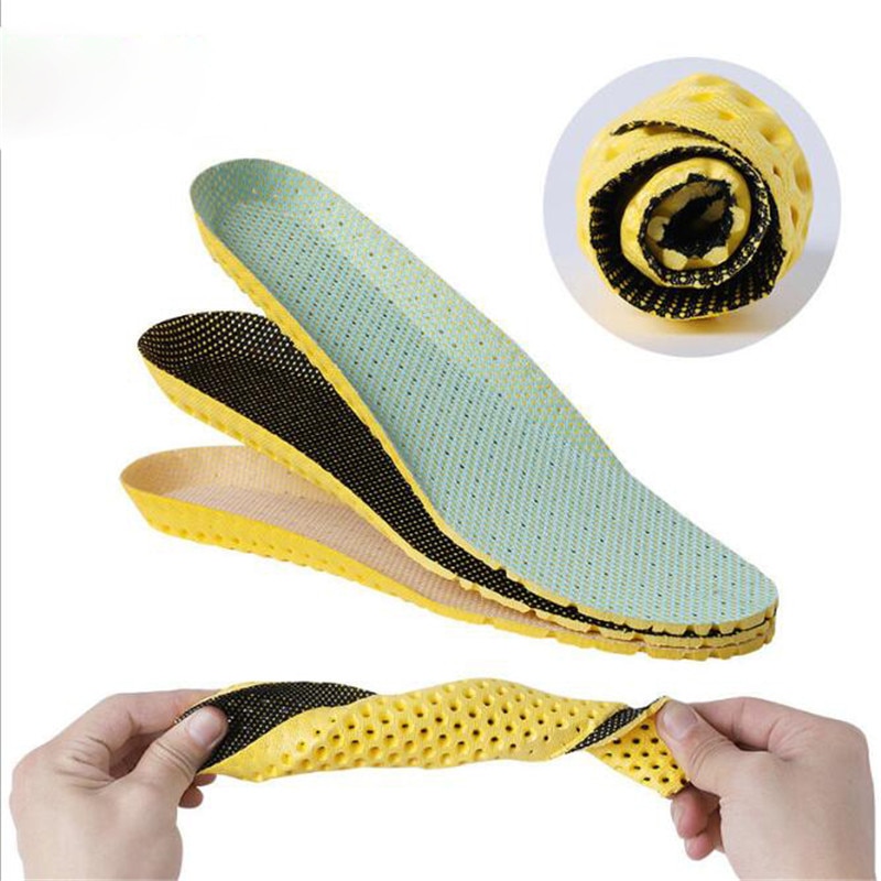 1 Paar Stretch Ademend Deodorant Running Kussen Inlegzolen Voor Voeten Man Vrouwen Inlegzolen Schoenen Zool Orthopedische Schoen Pad Memory Foam