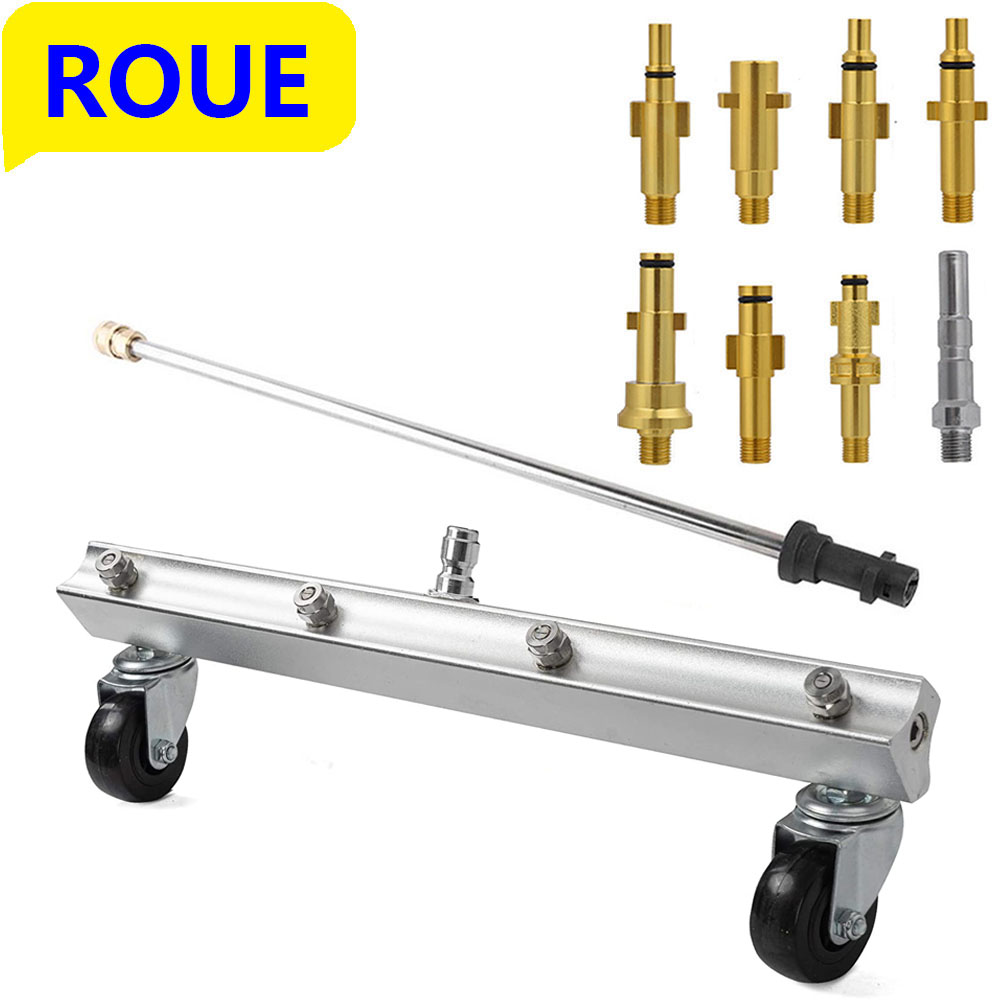 Buse de nettoyage à jet d&#39;eau pour châssis de voiture, pour Parkside Karcher K5 black et decker michelin buse haute pression adaptateur nettoyeur haute pression grip 1/4 washer
