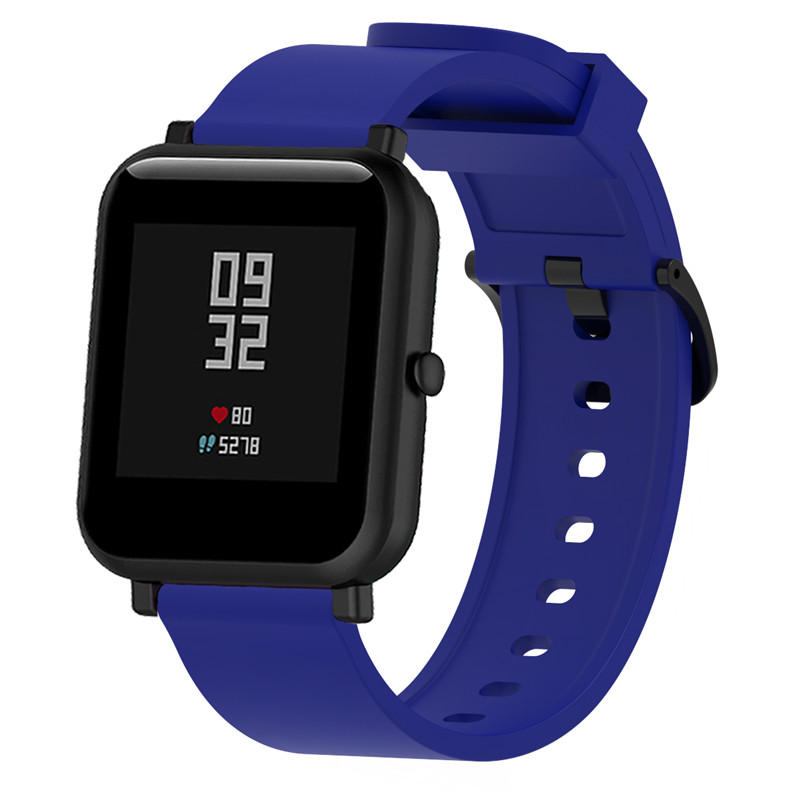 Silicone Sport Polsband voor xiaomi Huami amazfit Bip Smart Horloge Band 20mm Vervanging Band Armband Smart Accessoires