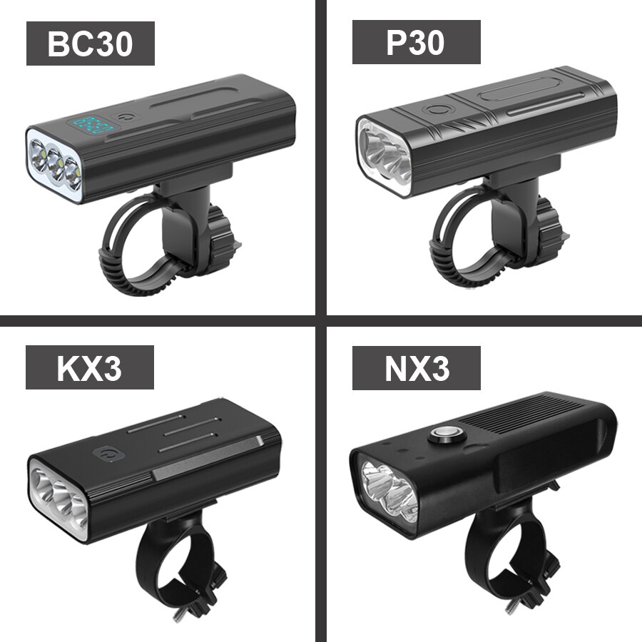 Newboler 5200 mah krachtige fietslamp 3 led aluminium usb fiets koplamp set regenbestendige mtb voorlamp fietslamp powerbank