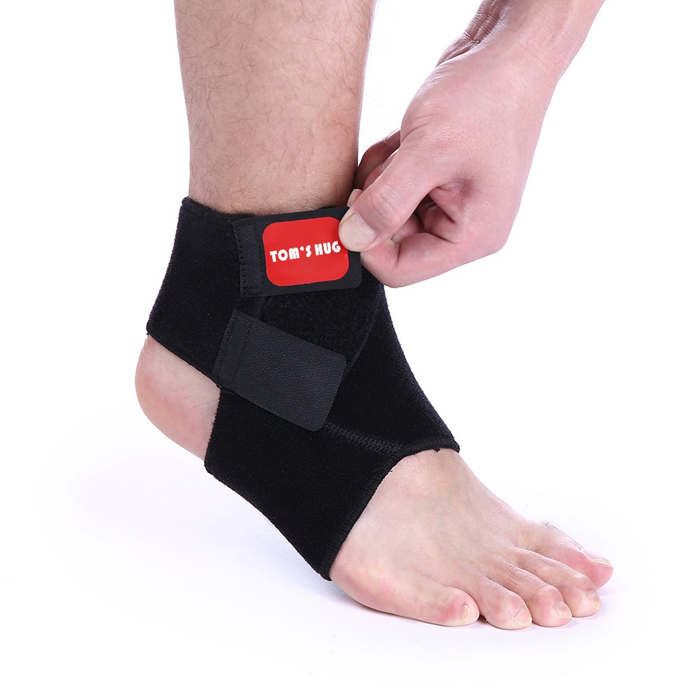 Tobillera presurizable con soporte cálido para el tobillo, Tom's Hug, deporte, bicicleta, gimnasio, Anti pulverización, tobillos, protección, cuidado de enfermería, color negro, 1 Uds.
