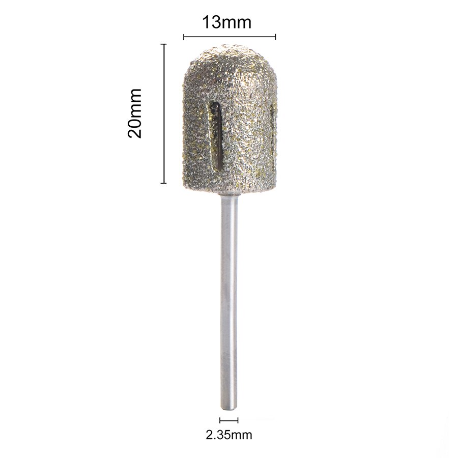 Large Head Diamond Bit Rotary Bur For Foot Callus Clean Accessory For Electric Manicure Pedicure Drill Machine Nail Art T36: L