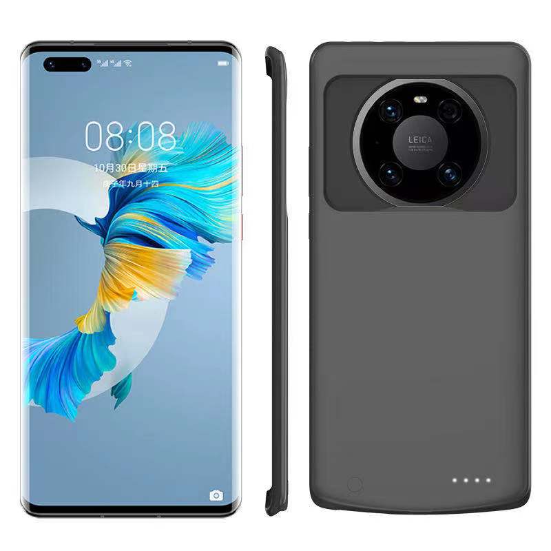 6800Mah Uitgebreid Telefoon Batterij Power Case Voor Huawei Mate 40 Pro Draagbare Power Bank Case Backup Battery Charger Cover