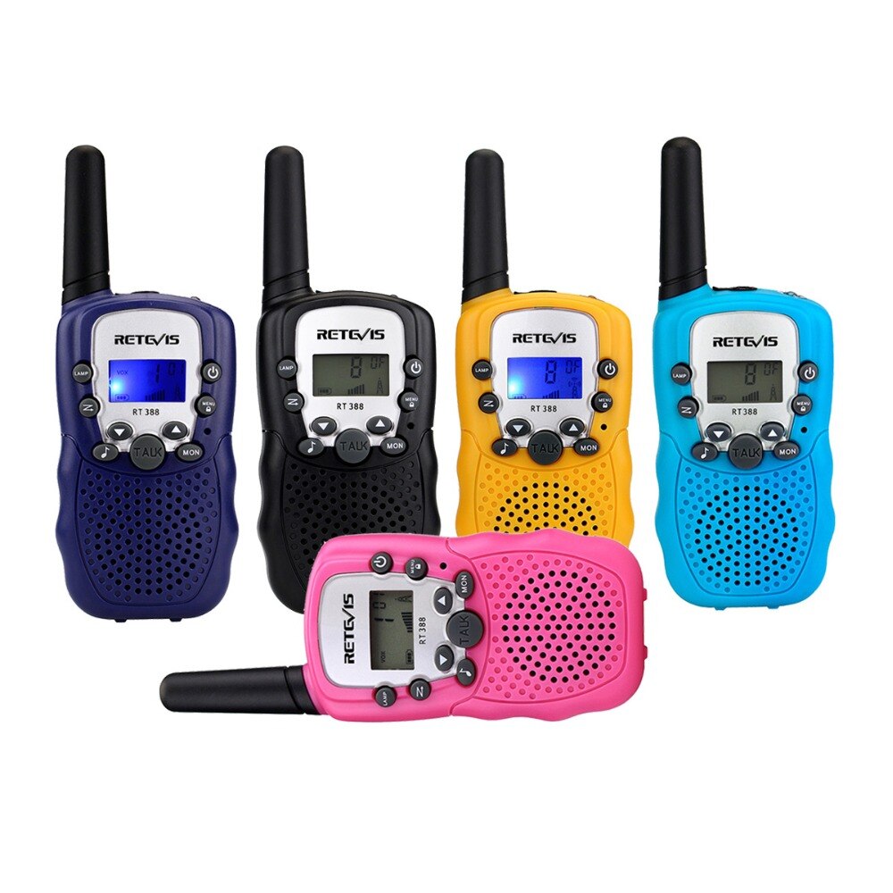 1pc Mini Walkie Talkie Kids Radio Retevis RT388 0.5W UHF 462-467MHz US Frequency Portable Two Way Radio J7027