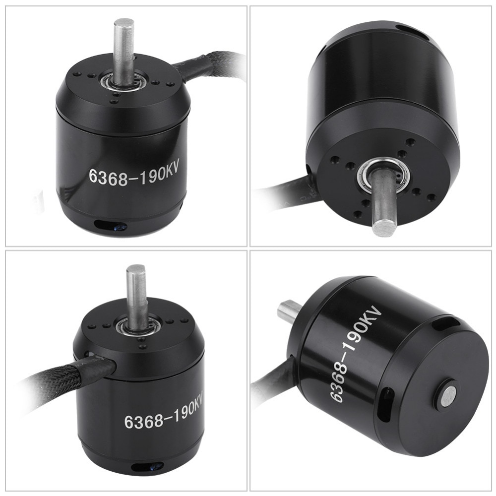 22-48V D6368 Brushless Motor Sensored RC Motor 6368-190KV 6-12S For Electric Balancing Scooter Brushless Motor