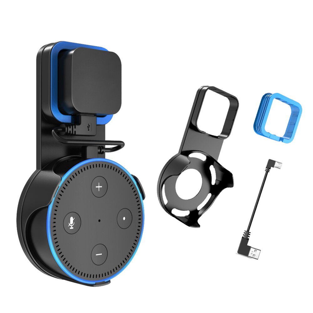 Support mural sportlink pour alexa echo dot 2nde génération et autres assistants vocaux ronds