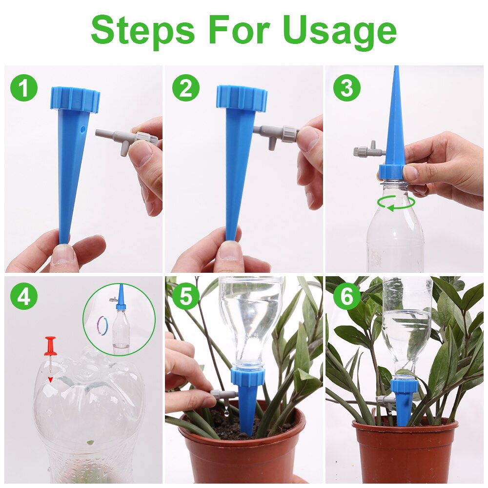 12pc/ 18pc/24pc/30pc/36pc hage drypp vanning vanning pigg sett automatisk pigger system til planter, hjemme bonsia #26301-17