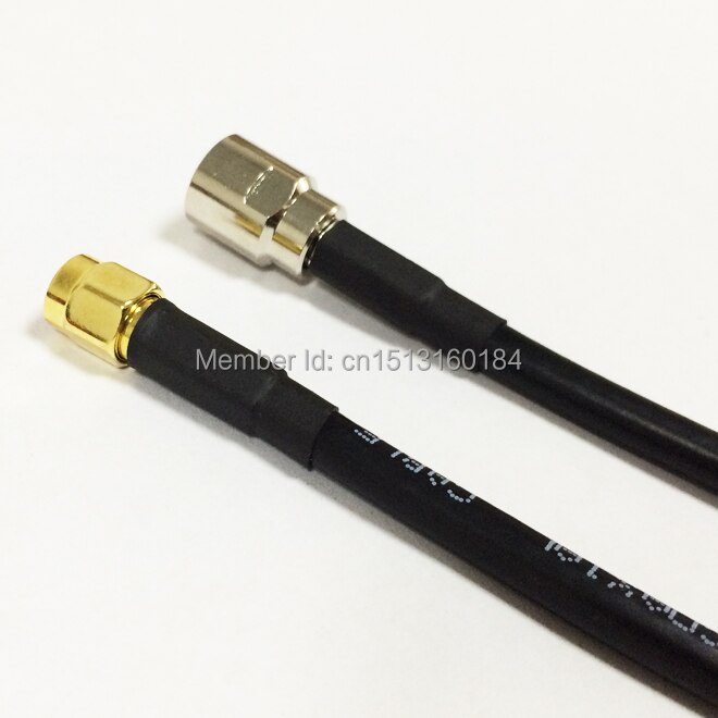 Modem Coaxial Cable SMA Male Plug Connector Switch FME Male Plug Connector RG58 Cable Pigtail 50CM 20" Adapter