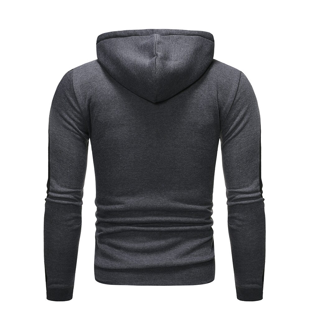 Felpe con cappuccio larghe Casual da uomo blu nero grigio sport traspirante Top