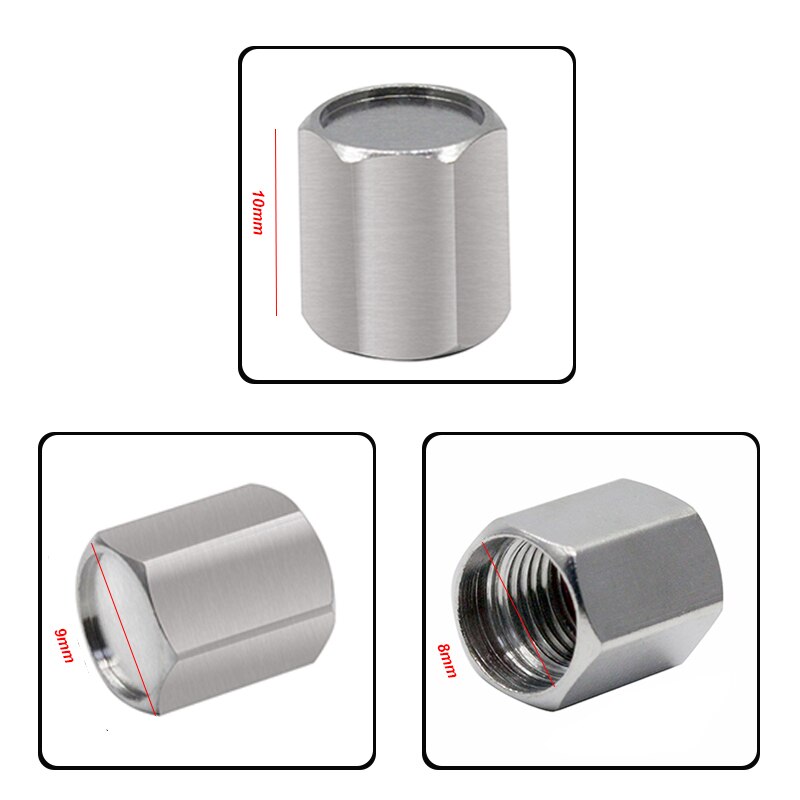 4Pcs/Set Sliver Car Wheel Tire Valve Caps Stem Cover Auto Styling Flag of Sweden Logo Stickers for Volve Saab