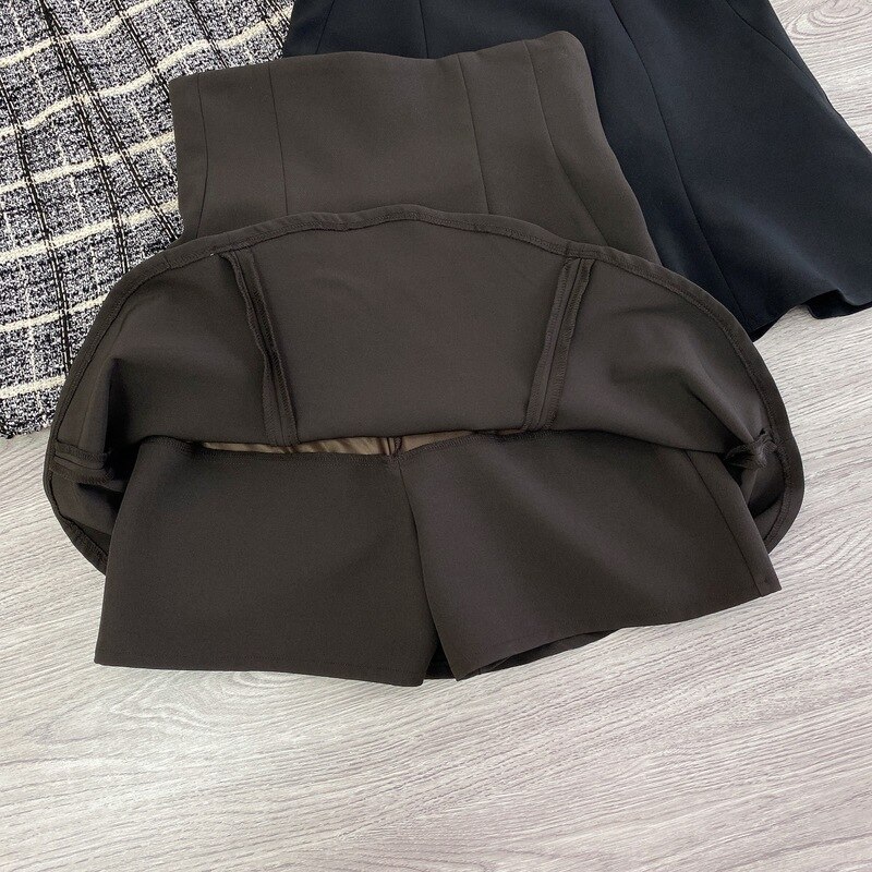Mini Jupe trompette taille haute, japonais Chic à fermeture éclair, Jupe sirène élégante à la hanche, printemps 2022