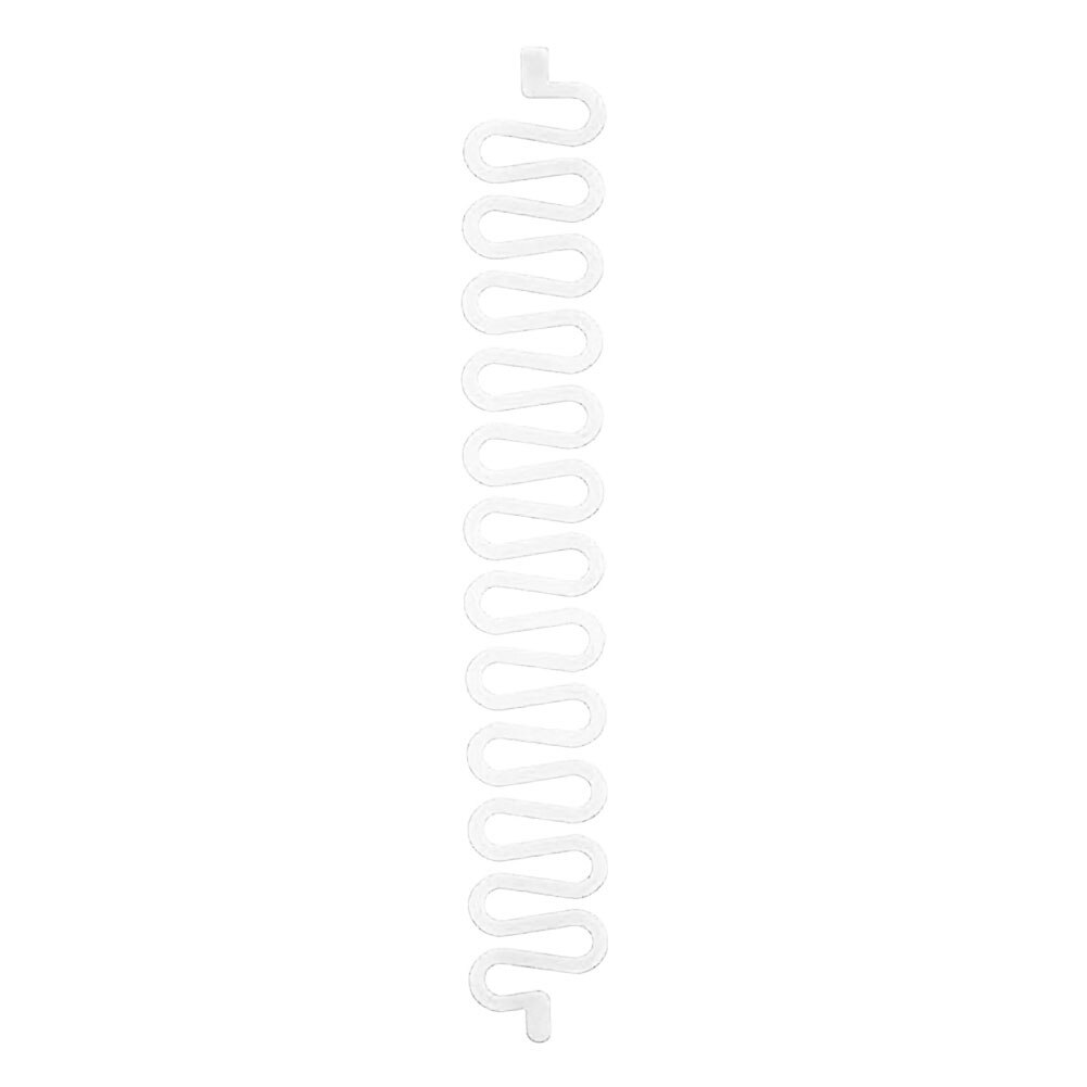 Haar vlechtroller plastic dame frans haar vlechtgereedschap haar twist vlechtapparaat diy accessoire salon vrouwen vlechtapparaat: Wit