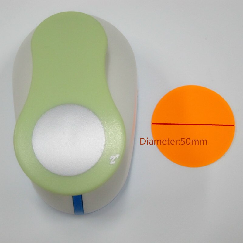8-75mm Circle Shape Craft Punch Cortador De Papel Scrapbook Paper Cutter Foam School Manual DIY Round Hole Punches: 1pcs 50mm A8820