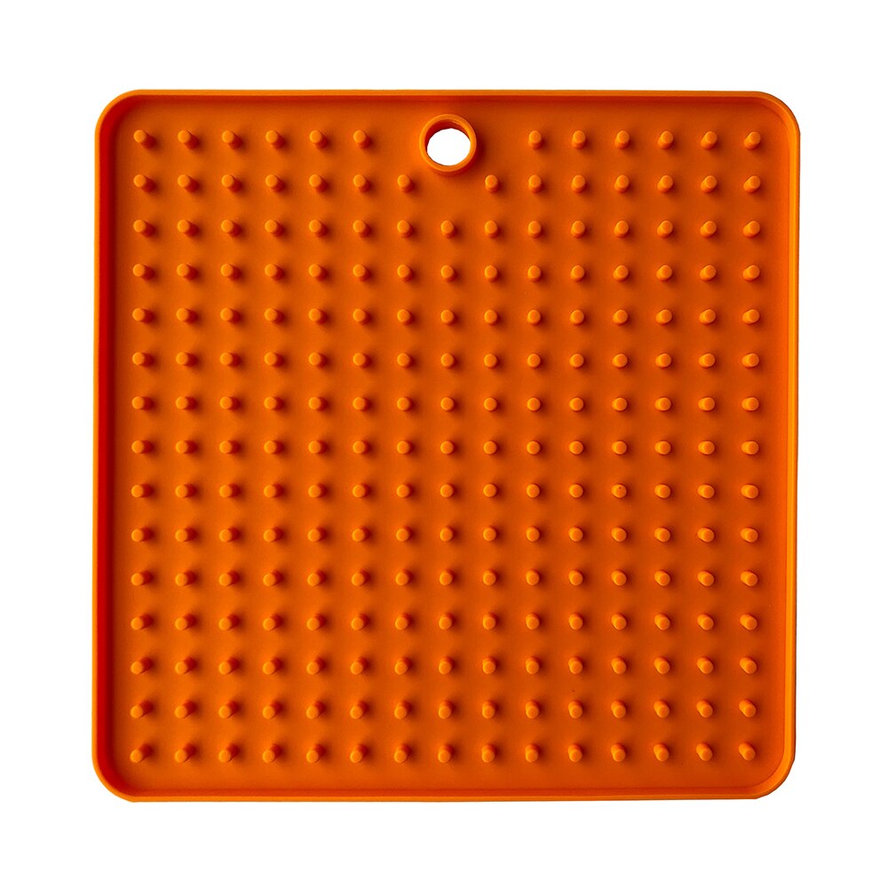 Mat For Dogs Cats Slow Food Bowls Pet Dog Feeding Food Bowl Silicone Dog Feeding Lick Pad Dog Slow Feeders Treat Dispensing#