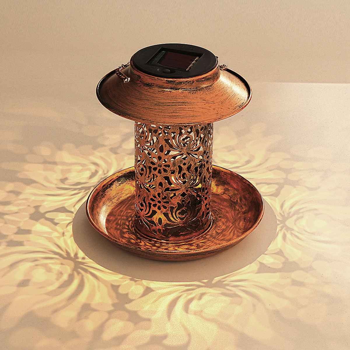 Zonne-energie Vogel Feeder Waterdichte Tuin Opknoping Pathway Solar Licht Balkon Tuin Decoratie Outdoor Vogel Voeden Station