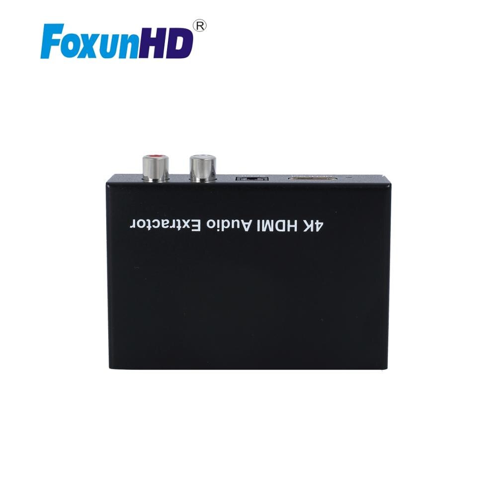 Hdmi Audio Extractor Met 4K @ 30Hz Spdif Of L/R Ondersteuning Cec Edid HC01 Hdmi Audio extractor 4K