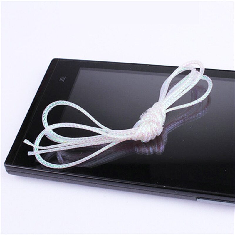 5 uds trenzas trenzado brillo Dreadlock cuentas elástica pelo trenzado cuerdas de largo 1M/Uds Accesorios para peinados: 04