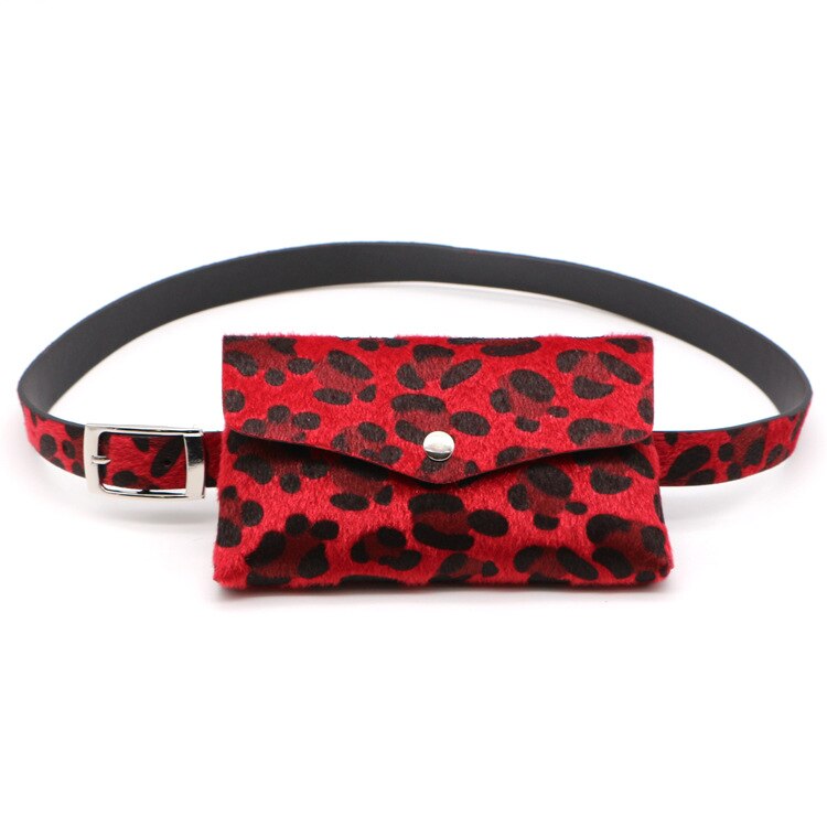 Women Belt Bag Leopard Print Waist Bag Fanny Pack Women Bum Bag Female Bag: A